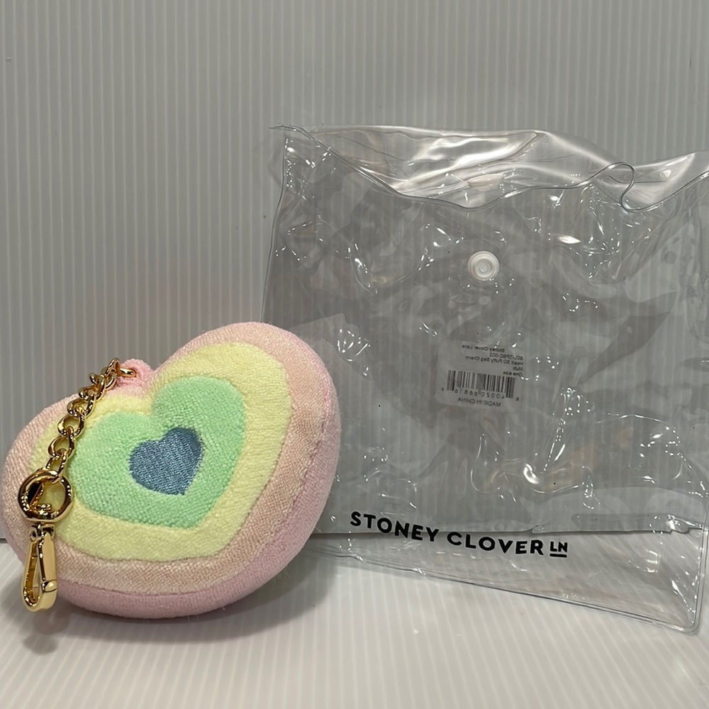 Stoney Clover Lane 3D puffy heart bag charm
